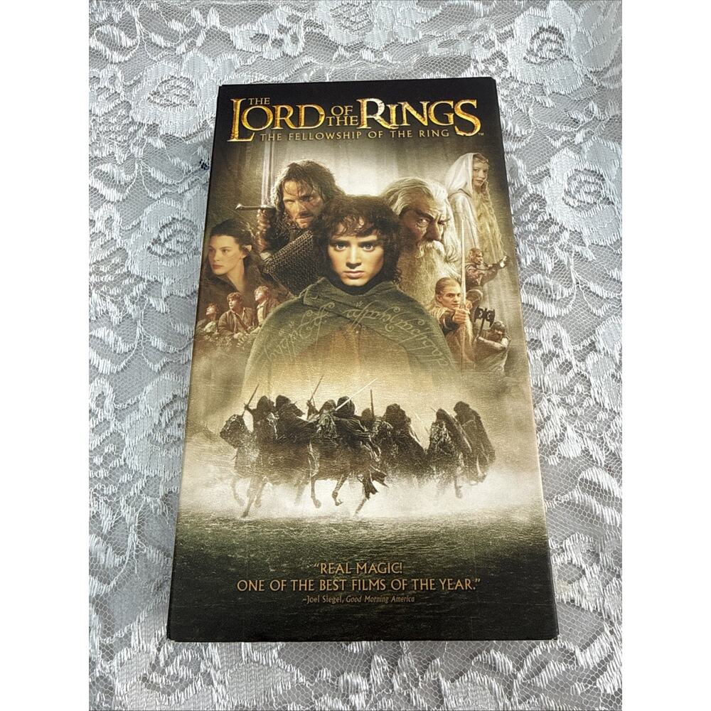Vintage Y2K Tested Lord Of The Rings: The Fellowship Of The Ring (VHS, 2002)